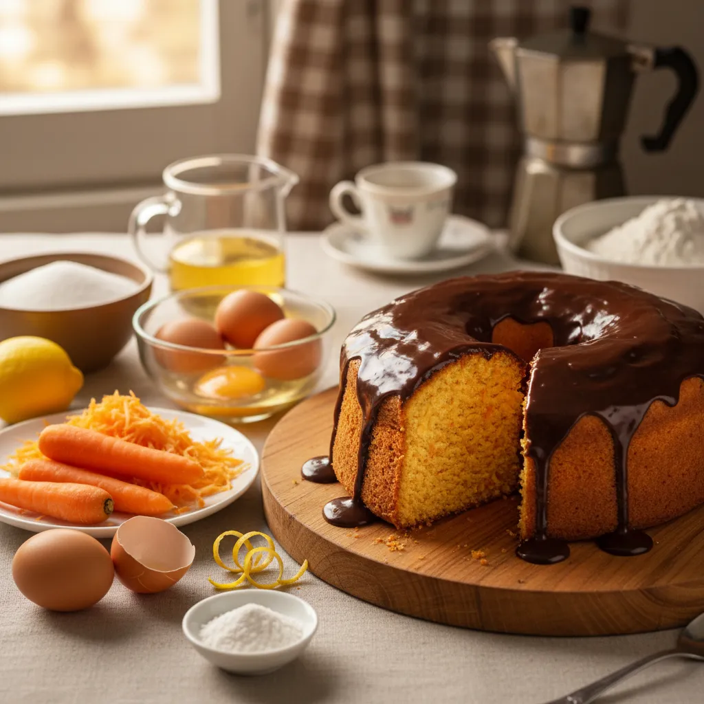 Bolo de Cenoura Fácil e Fofo