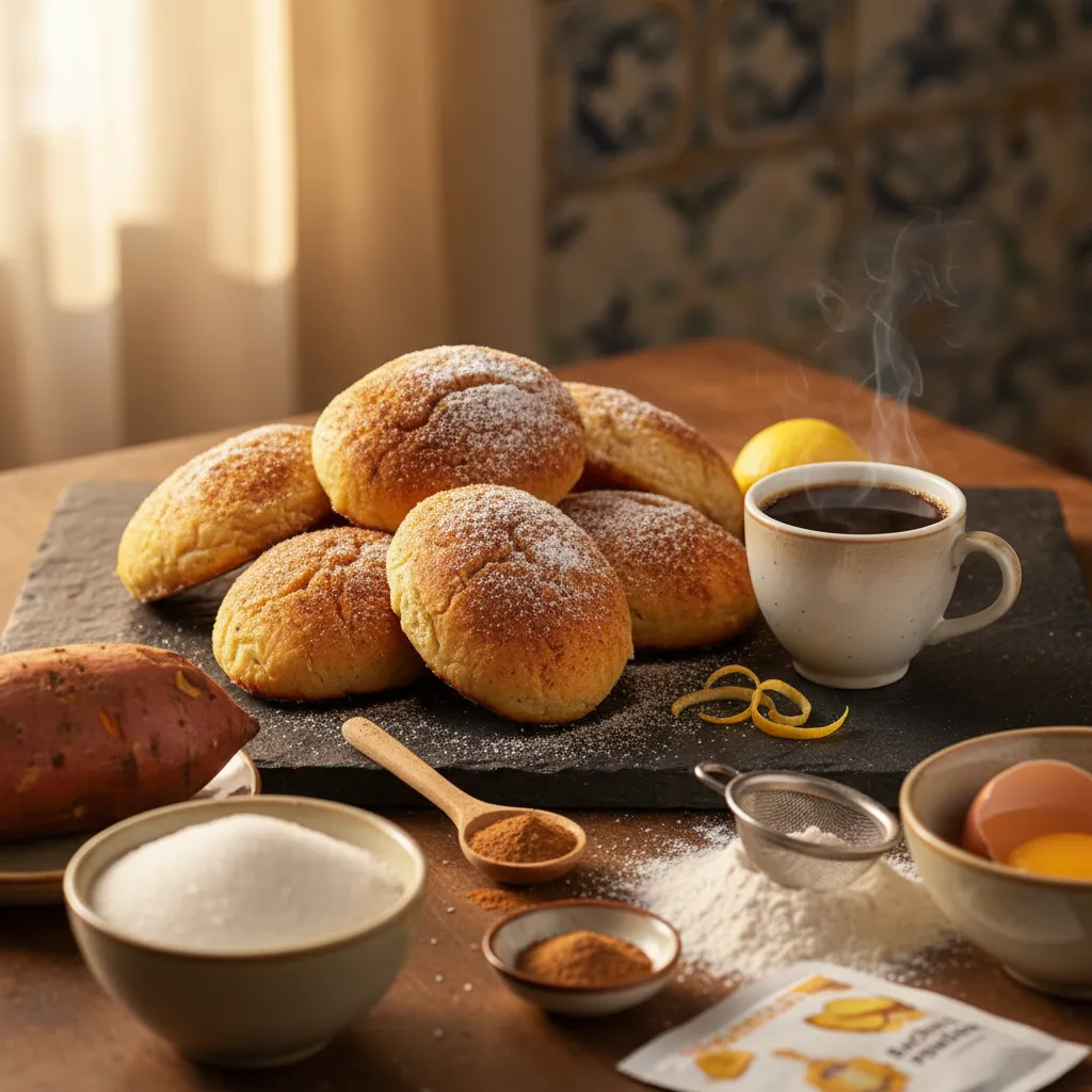 Broas de Batata Doce (ou Broas Castelares)