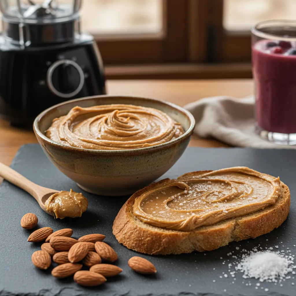 Manteiga de Amêndoa Caseira