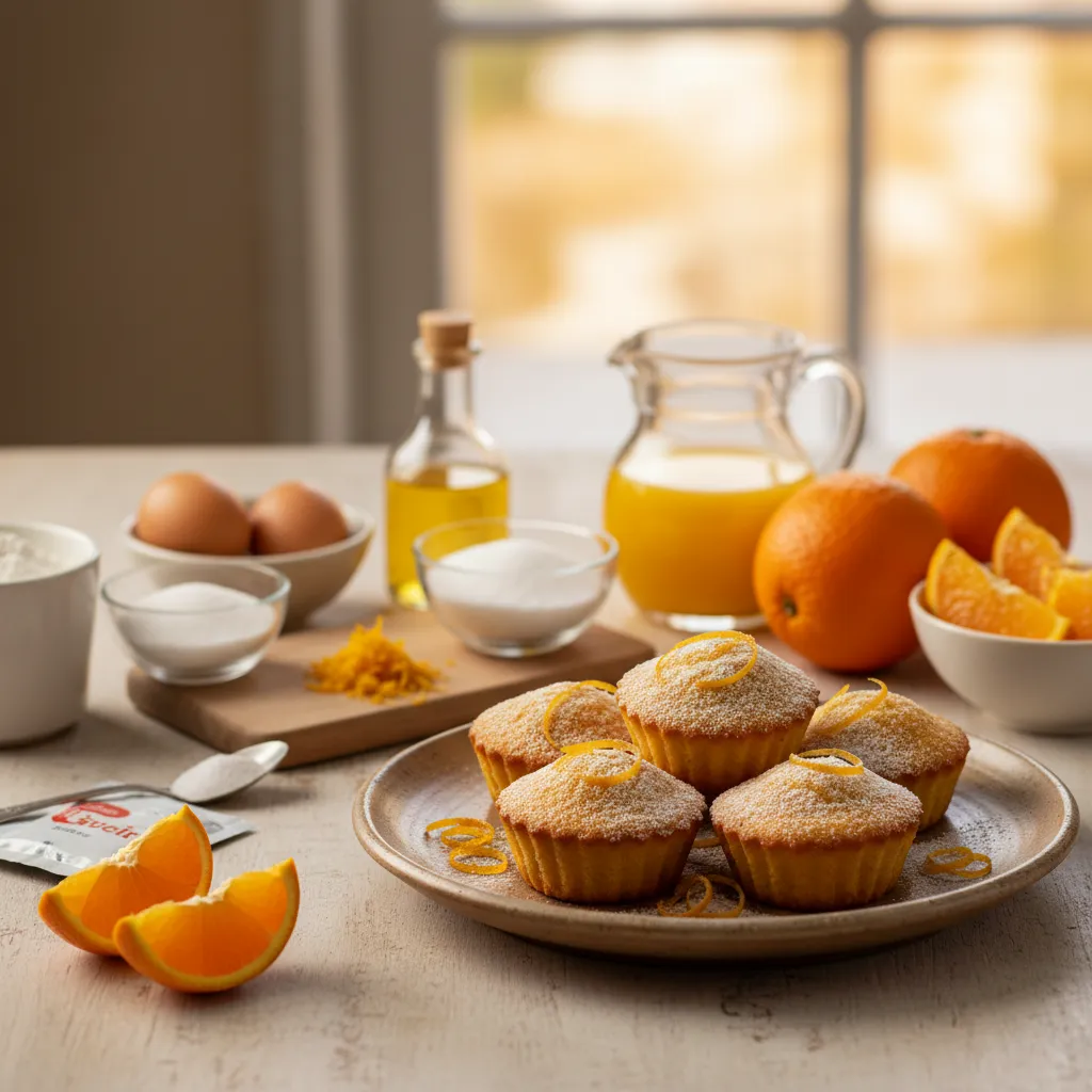 Madalenas de Laranja