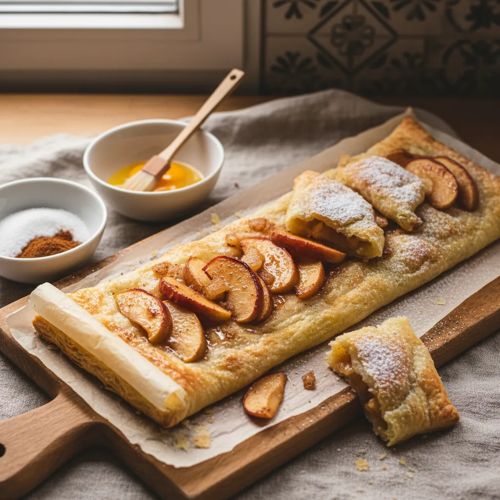 Folhado de Maçã Rápido