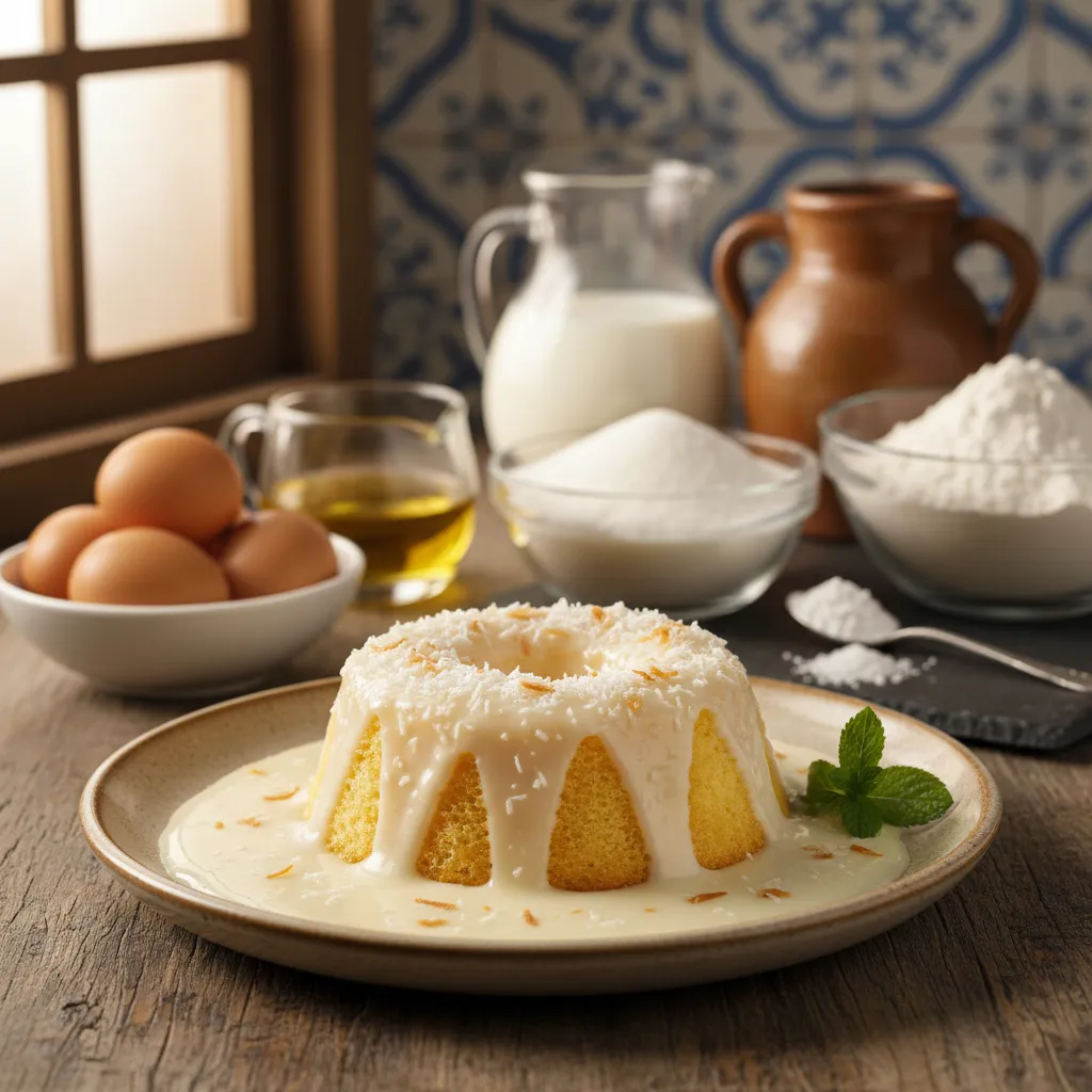 Bolo de Calda de Coco