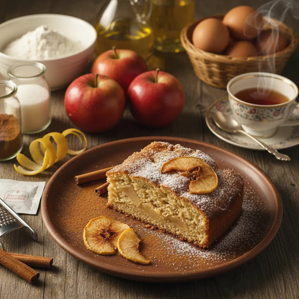 Bolo de Maçã e Canela Tradicional