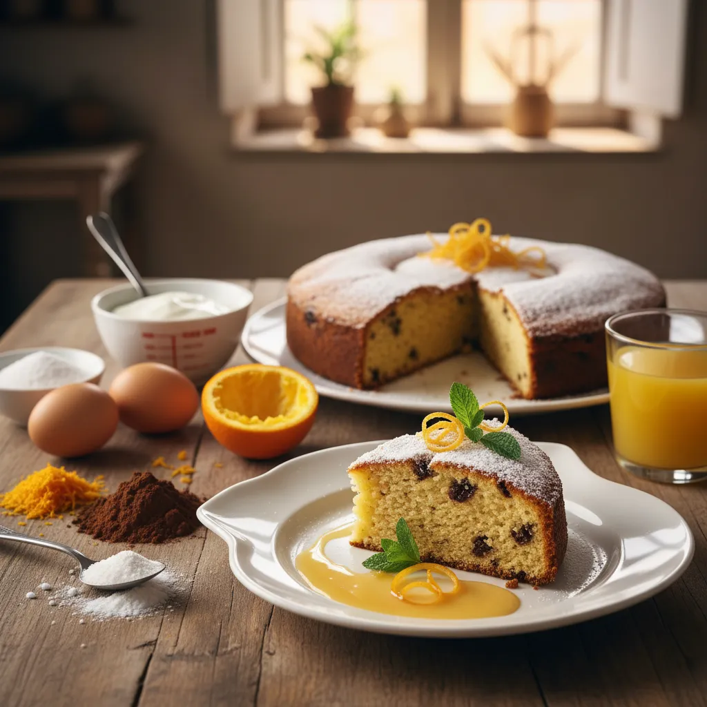 Torta de Cacau e Laranja Light (Bimby)