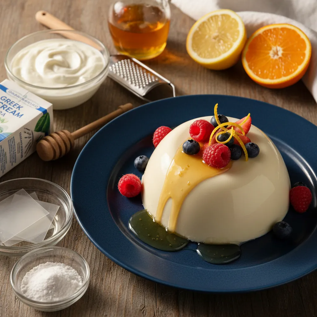 Bavaroise de Iogurte e Mel Super Fácil