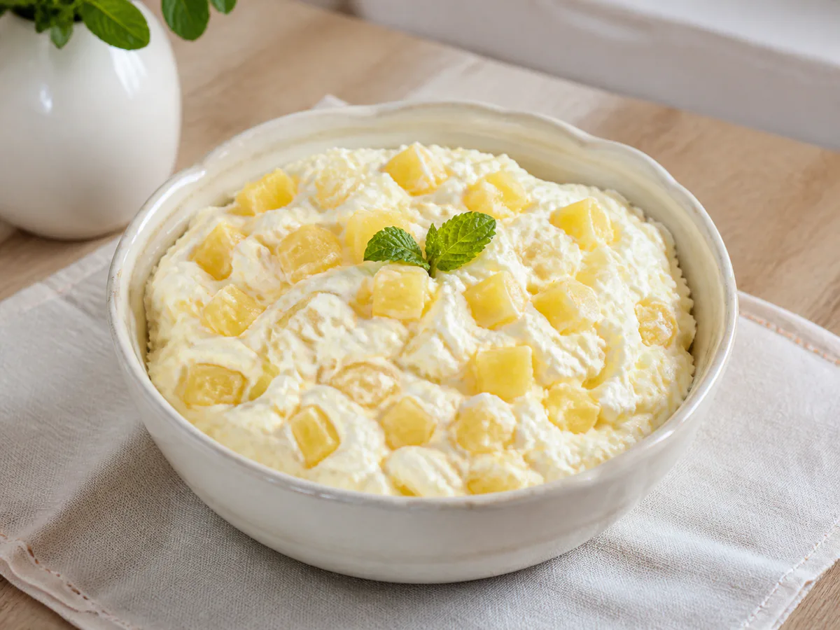 Sinfonia de Ananás com Natas e Canela